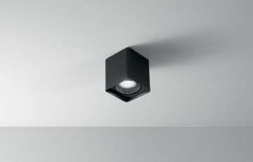 Immagine di Plafoniera Cubo GU10 per Esterno Brick Grafite IP54 Perenz 6117 A