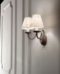 Immagine di Applique Ducale 2 Luci Classica in Metallo Tortora Opaco Perenz 6266 TO