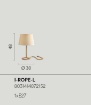 Immagine di Lampada Tavolo Industriale Vintage Corda Rope L Fan Europe
