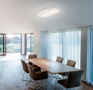 Immagine di Plafoniera Rettangolare Design Moderno Led CCT 45w Perenz 6363