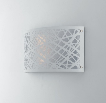 Immagine di Applique Acciaio Bianco Taglio Laser Batik Fan Europe