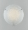 Immagine di Plafoniera Led Rotonda Vetro Diamantato Chantal 30 cm Fan Europe