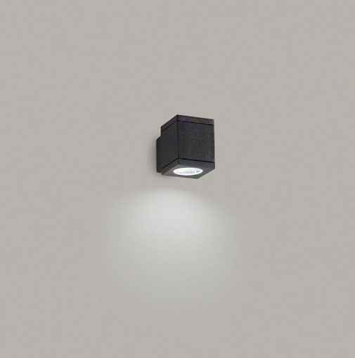Immagine di Applique Cubo Grafite Mono Emissione GU10 IP54 Perenz 6534 A