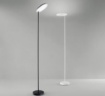 Immagine di Piantana Nera Disco Led Orientabile 3000k Dimmer 183 cm Ophelia Perenz