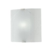 Immagine di Applique Moderna Vetro Satinato Inciso Bianco Paradise Fan Europe