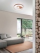 Immagine di Plafoniera Vortice Led 55w CCT Dimmerabile Ritmo Cannella Perenz