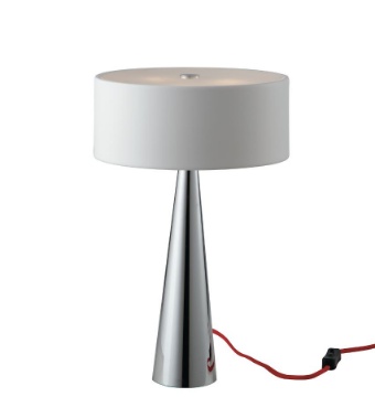 Immagine di Lampada Cono Metallo e Alluminio Bianco Heminguay Fan Europe