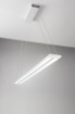 Immagine di Lampadario Lineare Bianco per Ufficio Led CCT Basculante Sway Perenz 6631 B CT