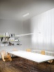 Immagine di Lampadario Lineare Bianco per Ufficio Led CCT Basculante Sway Perenz 6631 B CT
