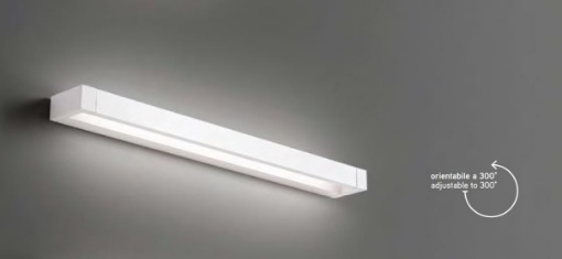 Immagine di Applique Bianca Led Orientabile 300° Sway L70 cm Perenz 6632 B CT 