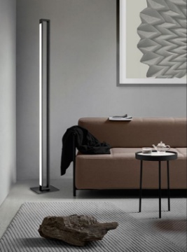 Immagine di Piantana Design Squadrato Led Touch Dimmer Orientabile Sway Perenz 6633 N LC 
