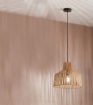 Immagine di Sospensione Con Diffusore In Carta Naturale 35 cm Tropikana Fan