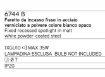 Immagine di Faretto Quadrato 85mm per Incasso Oasis Bianco Perenz 6744 B