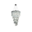 Immagine di Lampadario Cristalli A Cascata Elegante Per Salone 10 Luci Alexander Ondaluce