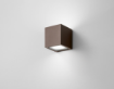 Immagine di Applique Esterni Cubotto Corten Doppia Luce Gx53 Totem IP54 Perenz