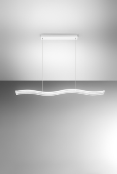 Immagine di Sospensione Bianca Onda Led Dimmer CCT Tape Perenz 6970 B CT