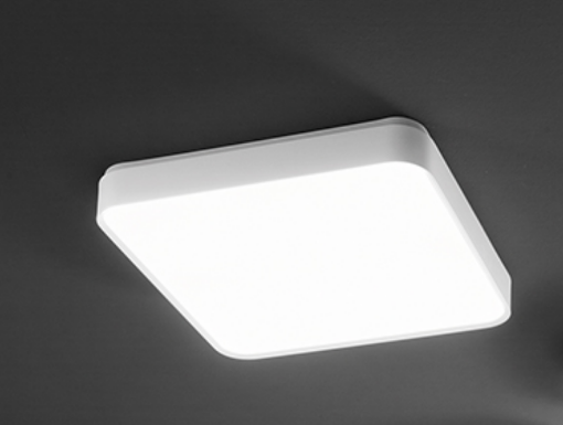 Immagine di Plafoniera Bianca Quadrata Led 54w 40x40 cm Banner Perenz 6988 B LC