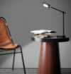Immagine di Lampada Da Scrivania Nera Orientabile  Led CCT Con Dimmer Icon Perenz