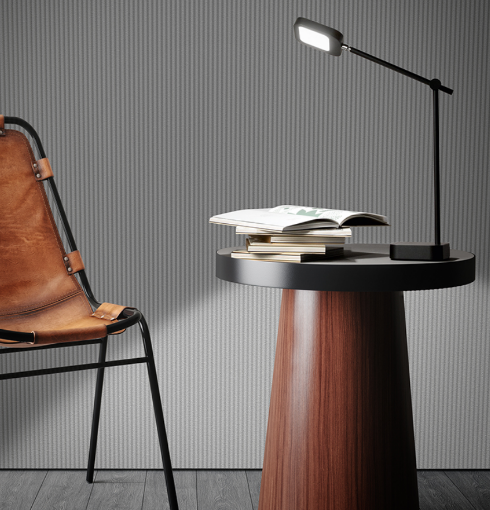 Immagine di Lampada Da Scrivania Nera Orientabile  Led CCT Con Dimmer Icon Perenz