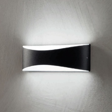 Immagine di Applique Led Biemissione Da Esterno Bios Nero Ondaluce