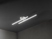 Immagine di Plafoniera Moderna Bacchette Led Orientabili 29w CCT Syncro Perenz