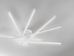 Immagine di Plafoniera Orientabile Bianca 6 Bacchette Led 70w CCT Syncro Perenz