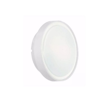 Immagine di Plafoniera Da Esterno Rotonda 2xE27 Petar Bianco IP65 Ondaluce