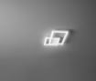 Immagine di Lampada da Soffitto Squadrata Bianca Led 20w CCT 3000K 4000K 6000K CROSS Perenz