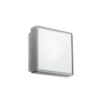 Immagine di Plafoniera Esterno Quadrata 22x22 cm Picca Grigio IP65 Ondaluce