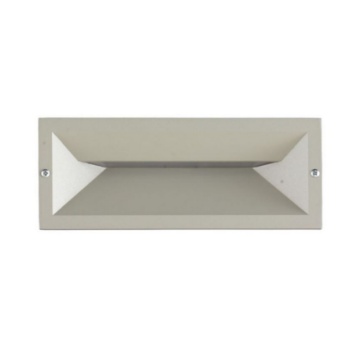 Immagine di Segnapasso Esterno Da Incasso Led 4000k Shade Grigio IP65 Ondaluce
