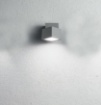 Immagine di Applique Esterno Squadrata Led Orientabile Steve Grigio Ondaluce