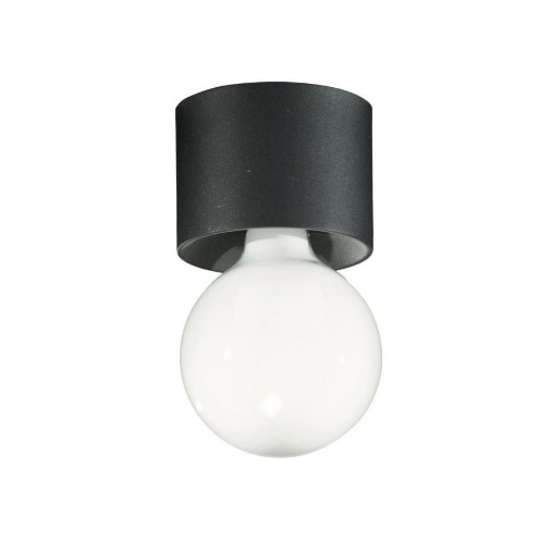 Immagine di Faretto Nero Da Soffitto Con Portalampada E27 Bow Ondaluce