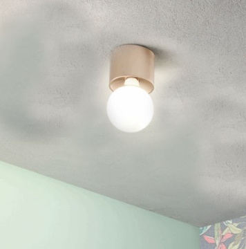 Immagine di Faretto Da Soffitto Plafone Rotondo Oro E27 Bow Ondaluce