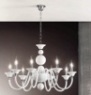 Immagine di Lampadario Per Salone Classico Vetro Classico 8 Luci Tebe Ondaluce