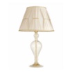 Immagine di Lampada Da Tavolo Classica Vetro Trasparente Oro Roxanne Ondaluce