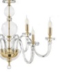Immagine di Grande Lampadario Classico 12 Luci Vetro Trasparente Bach Ondaluce