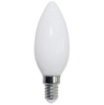 Immagine di Lampadina LED Candela C35 Vetro Milky E14 6.5W 4000K Luce Naturale Life