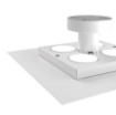 Immagine di Applique Plafoniera Luce Indiretta 4 Led Gx53 Con Staffa Floppy 38 cm Top Light