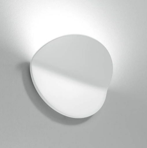 Immagine di Applique Alluminio Piegato Led 20w Luce Indiretta Plug Bianco Gea Luce