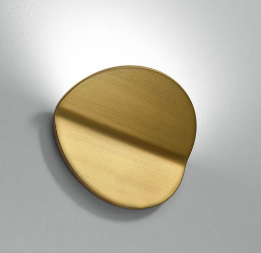 Immagine di Applique Led Decorativa Led 15w 3000k Plug Oro Gea Luce