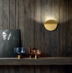 Immagine di Applique Led Decorativa Led 15w 3000k Plug Oro Gea Luce
