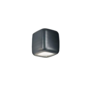 Immagine di Applique Cubo Nero Stondato Biemissione Led Gx53 Babol Gea Luce