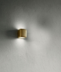 Immagine di Applique Cubo Da Parete Oro Doppia Luce Led Gx53 Babol Gea Luce