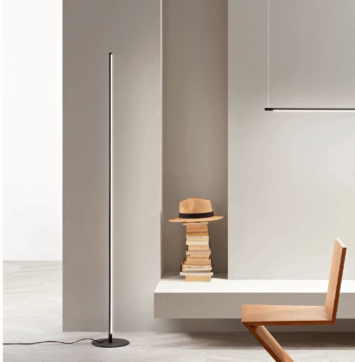 Immagine di Piantana Bacchetta Led Luce Laterale Dimmerabile 28w Genius Ondaluce