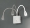 Immagine di Applique Led Braccio Flessibile Per Camera Da Letto Fall Ondaluce