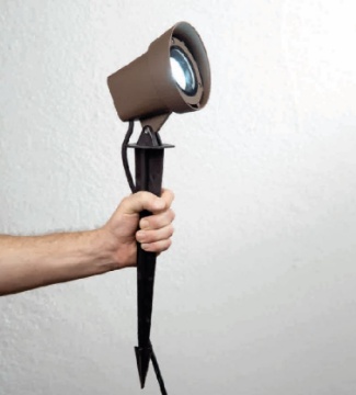 Immagine di Spot Proiettore Da Giardino Orientabile Con Picchetto Guru IP65 Ondaluce