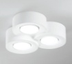 Immagine di Plafoniera In Gesso Tre Faretti Led Gx53 Athen R3 Fan Europe