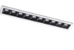 Immagine di Faretto Incasso Rettangolare 10 Luci Led 20w CCT Sinkro Intec Light
