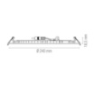 Immagine di Incasso Tondo Bianco 240 mm Ultrasottile Led CCT 24w Slim Intec