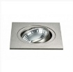 Immagine di Faretto Led 7w 4000k Da Incasso Quadrato Orione  9cm Silver Orientabile Intec